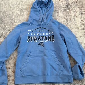 Nike Blue Spartans Football Hoodie